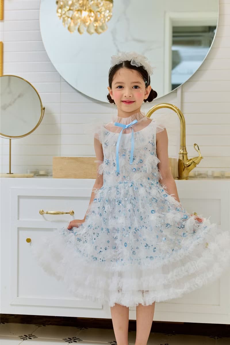 Peony Dress - white