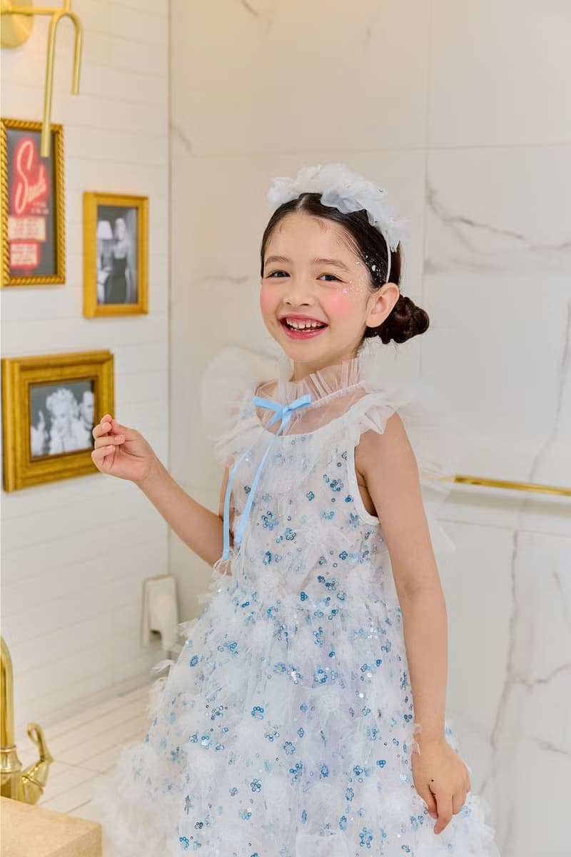 Peony Dress - white