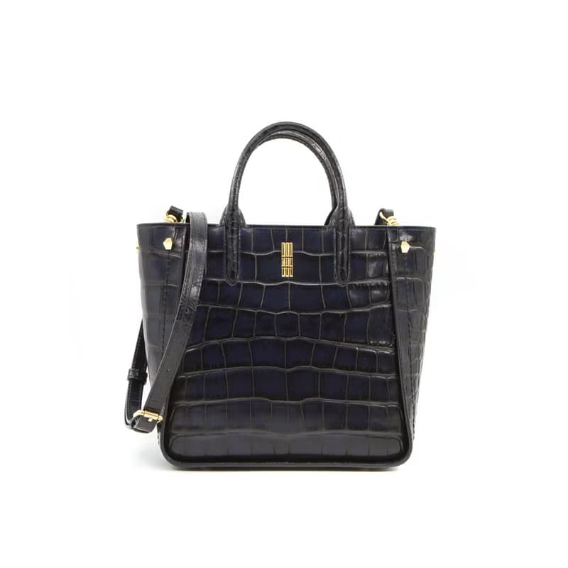 Giana 鱷魚紋壓花皮革小手挽 原創設計