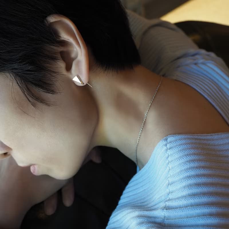 geometric a earring_幾何a耳環 謝禮 伴娘禮 閨蜜 六禮 女朋友
