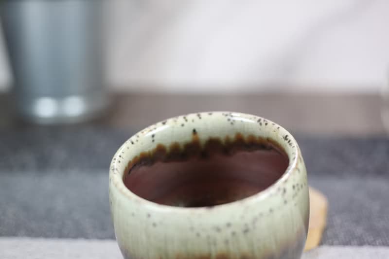 【母親節禮物】110ml 天目釉 柴燒茶杯 鶯歌名家葉敏祥手工作品