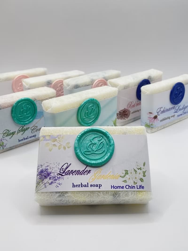 鴻琴生活-逸佳【花草系列】薰衣草手工皂中皂