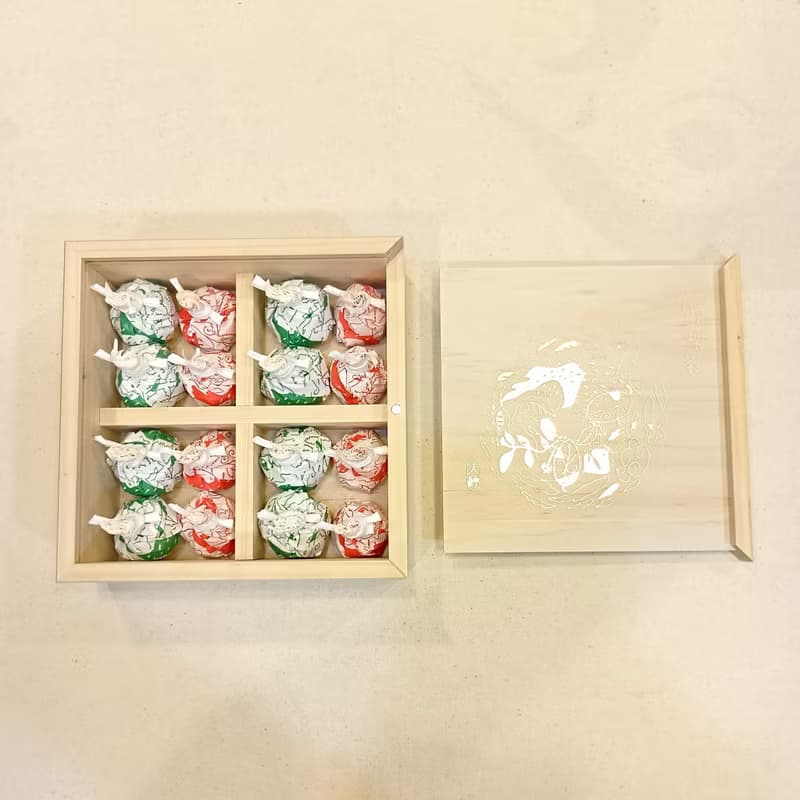 中秋禮盒【野樂茶】茶山太極之北包種南烏龍禮盒(16入) 伴手禮