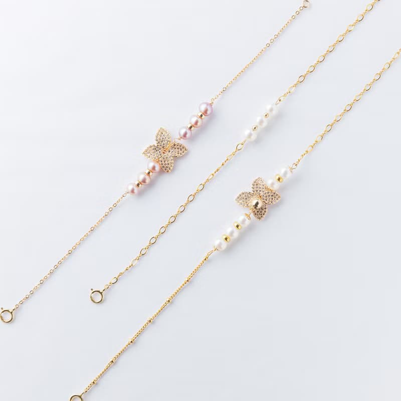 電影系列 PART5- 蜂蜜與幸運草14KGF手鍊