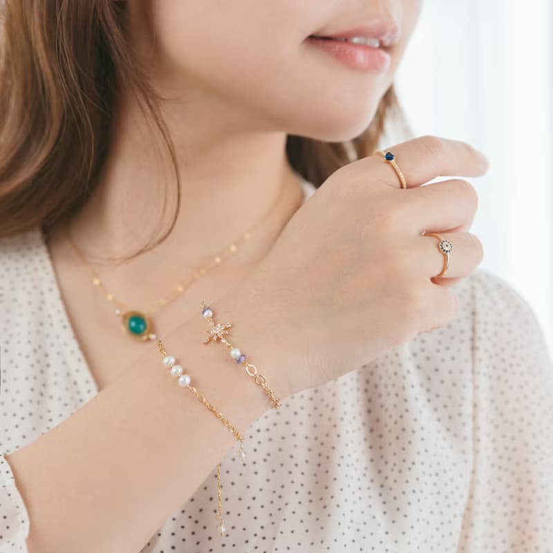 電影系列 PART5- 蜂蜜與幸運草14KGF手鍊