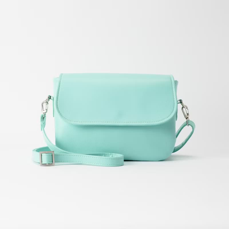 圓圓角側背包  Tiffany Blue / 蒂芬妮藍