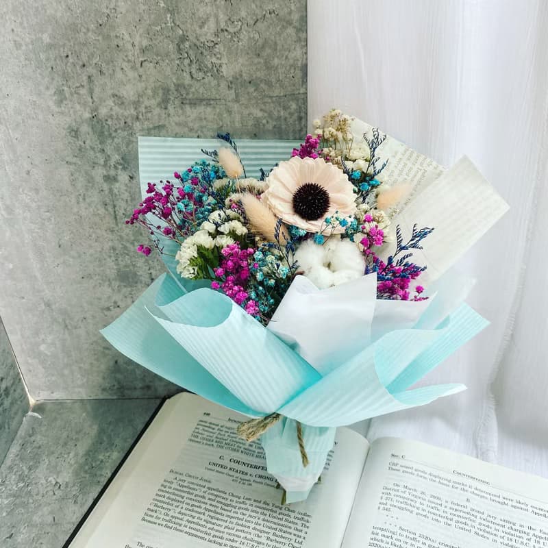 【畢業花束】生命科學學院|民生學院|畢業花|畢業乾燥花|快速出貨