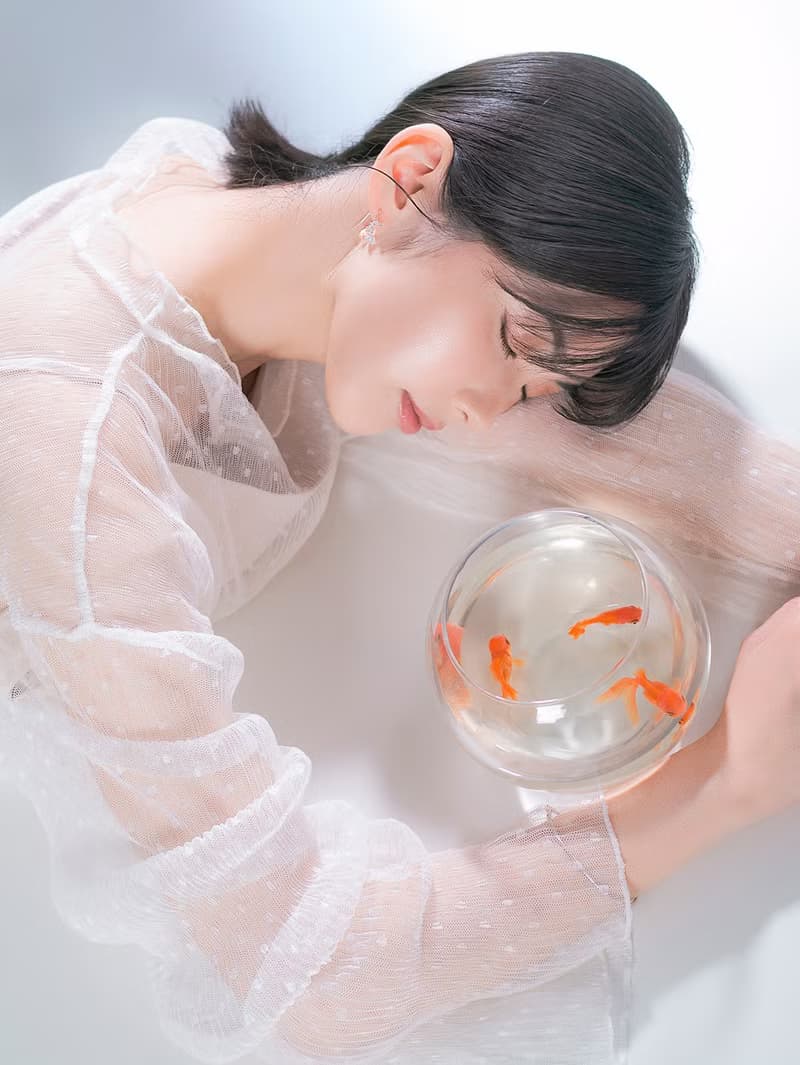 月白系 | 花霞 - 純銀 透明 水晶 礦石 輕珠寶 花 耳環