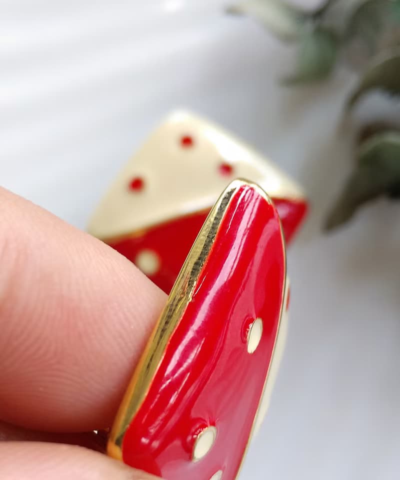 Vintage Jewelry 西洋古董飾品 Les Bernard 普普 夾式耳環