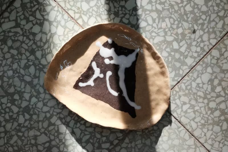 【白的躍動】手作陶盤