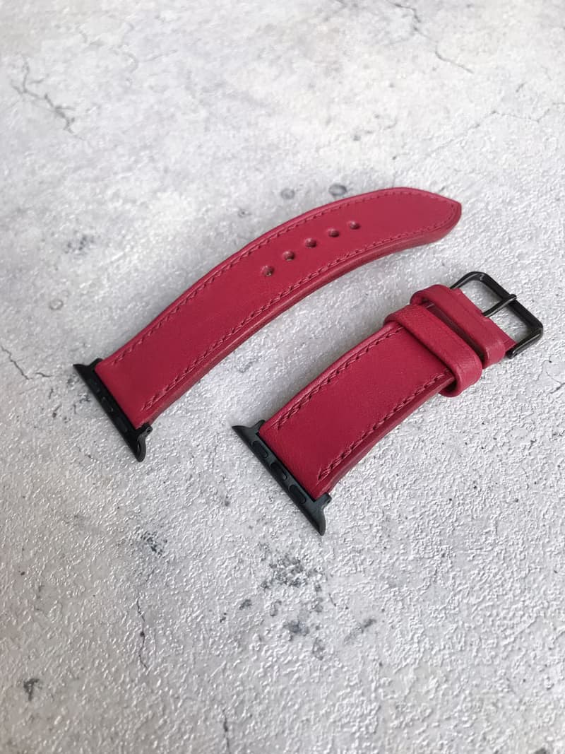 Apple watch 真皮皮革錶帶  手錶 訂製款 情人節 送禮