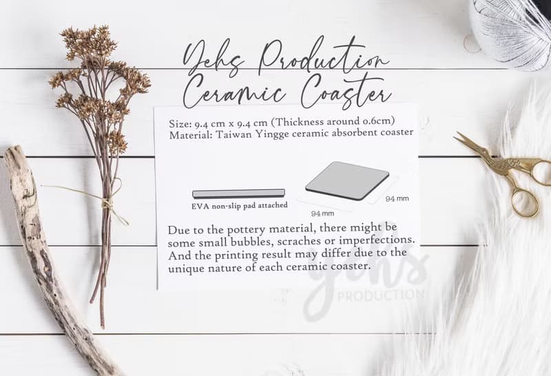 香港杯墊入厝禮物 | 木紋鄉村杯墊 | 香港地圖