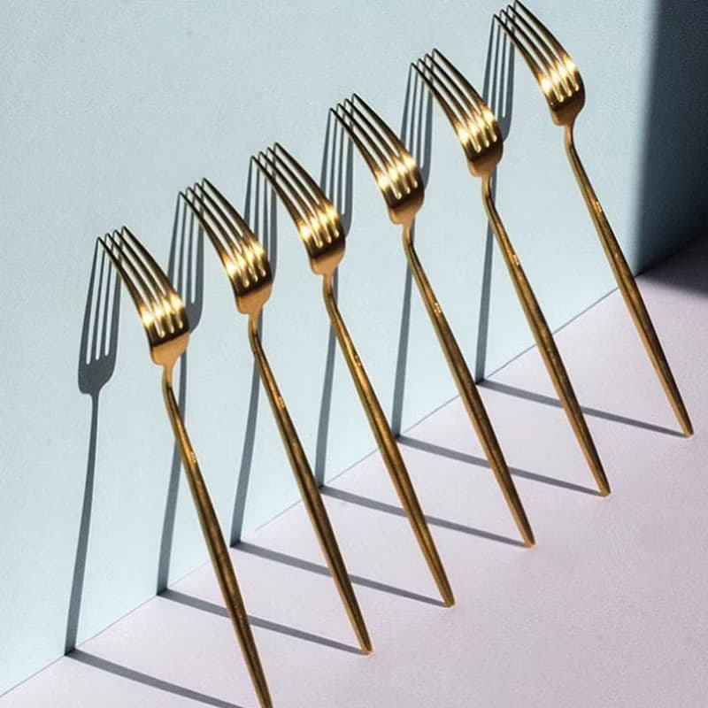 葡萄牙Cutipol MOON系列霧金25cm蛋糕刀