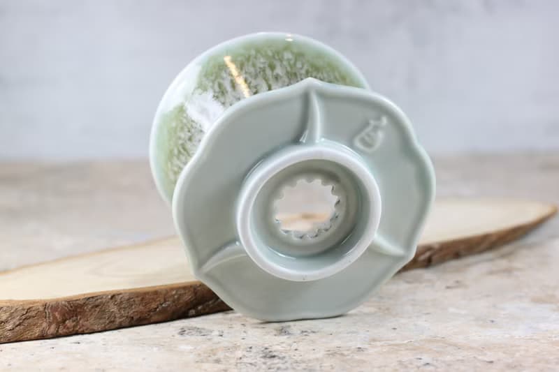 【送禮好物】青苔綠 50度角 自然釉咖啡濾杯 鶯歌燒 台灣綠工藝