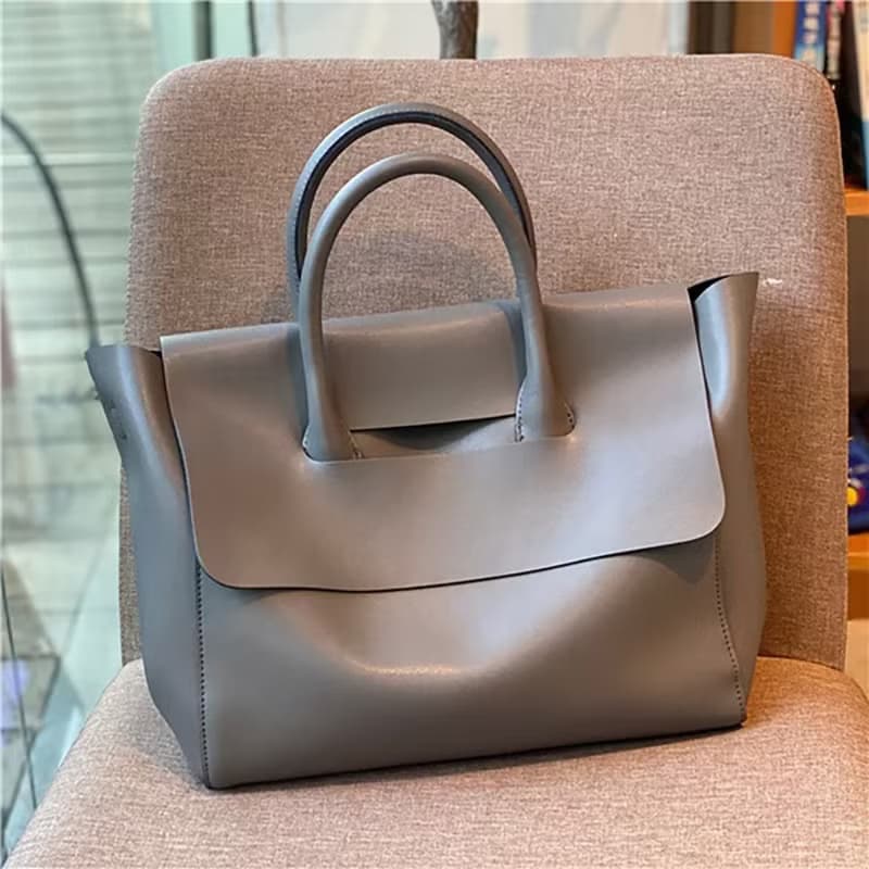 真皮女包 托特包 手提包  單肩包 大容量  轻奢包bags   生日禮物