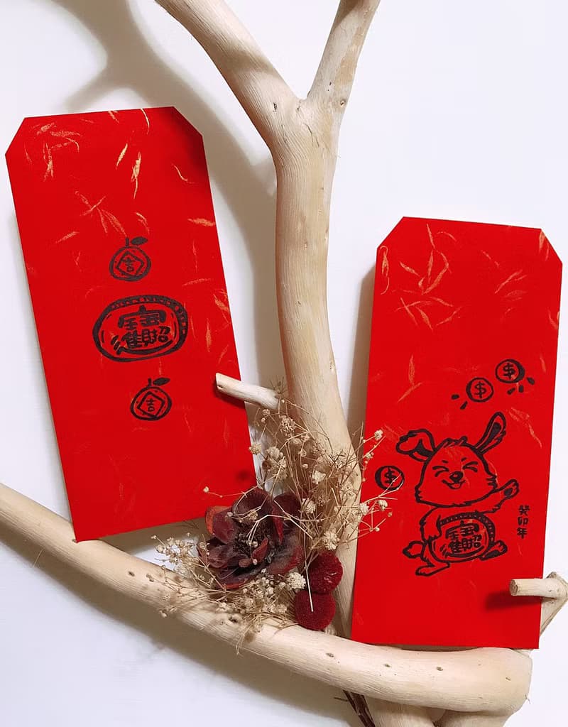 兔年紅包 兔兔招財大吉紅包袋 (6入)