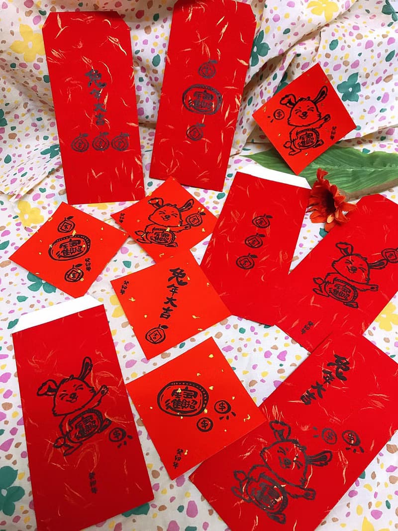 兔年紅包 兔兔招財大吉紅包袋 (6入)