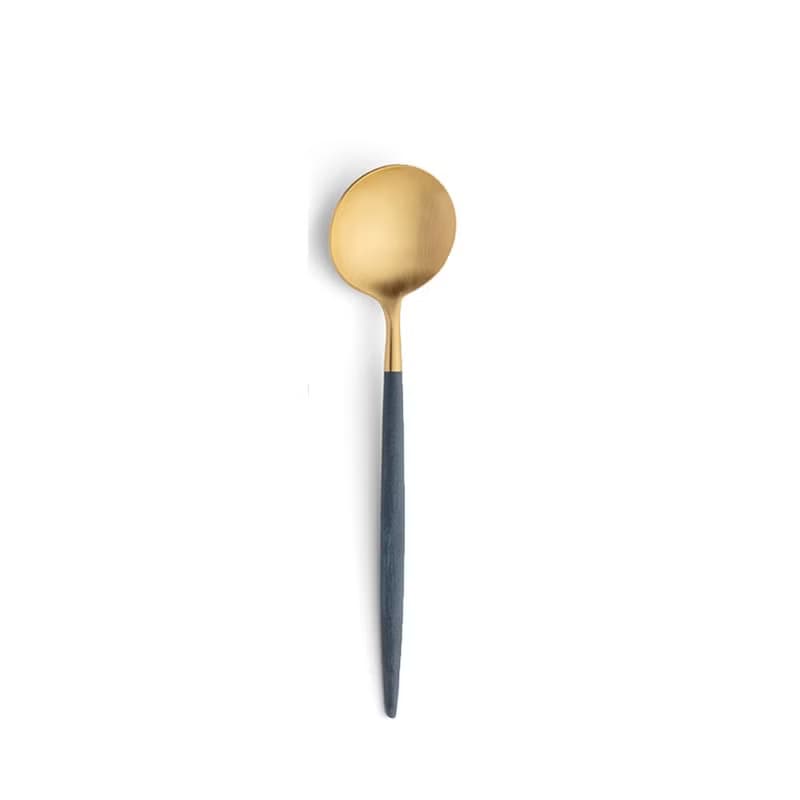 葡萄牙 Cutipol  GOA  藍金 18CM 點心匙