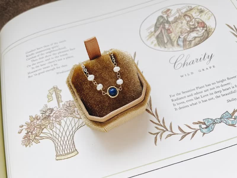 Enko | 奧羅拉的誕生 青金石14K包金手鍊