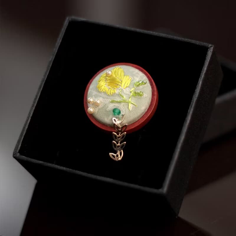 手工 刺繡 胸針 頭飾 輕珠寶 流蘇 正裝 婚禮小物 復古 髮帶髮圈