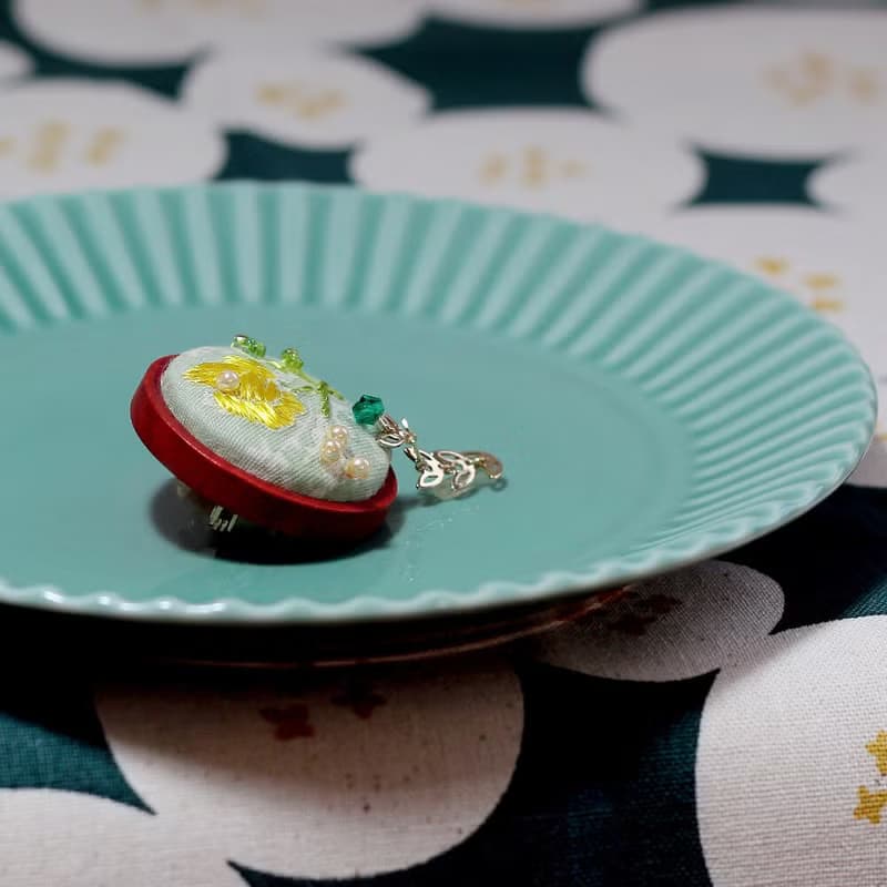手工 刺繡 胸針 頭飾 輕珠寶 流蘇 正裝 婚禮小物 復古 髮帶髮圈