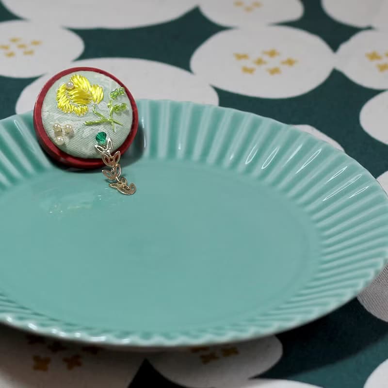 手工 刺繡 胸針 頭飾 輕珠寶 流蘇 正裝 婚禮小物 復古 髮帶髮圈