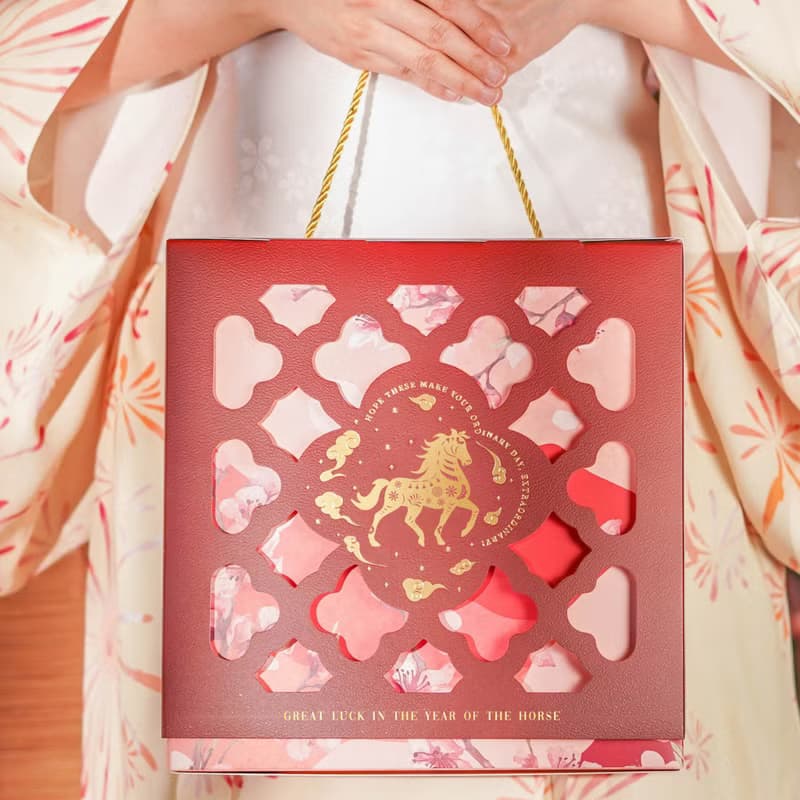 【滿五萬免費燙金/一件免運】春馬禮盒 日式高級鏤空窗花設計