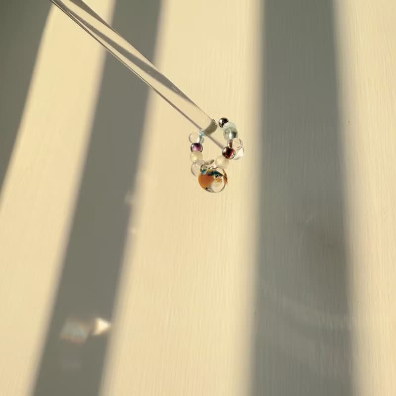 TeenyTinyCraft | 彩飴 • 三色 手工耳骨夾