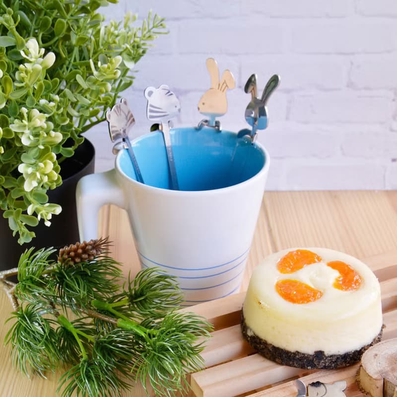 森林系萌君出沒攪拌匙 浣熊 (2入)