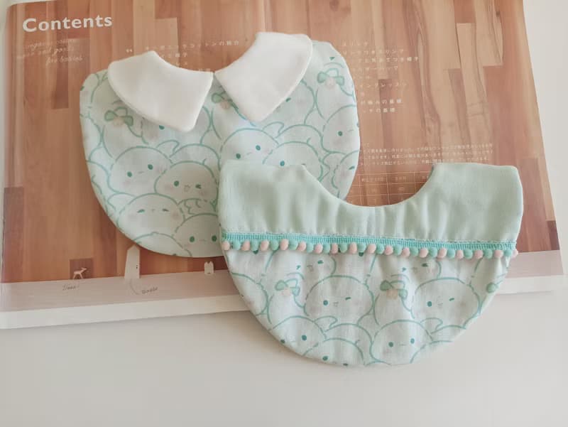 【11/14後出貨】小蛇 蛇年 領片圍兜   彌月禮物  圍兜 口水巾