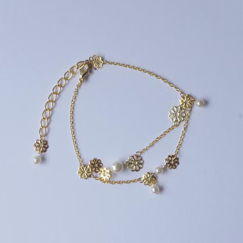 ブレスレット　仕草、伝え語る