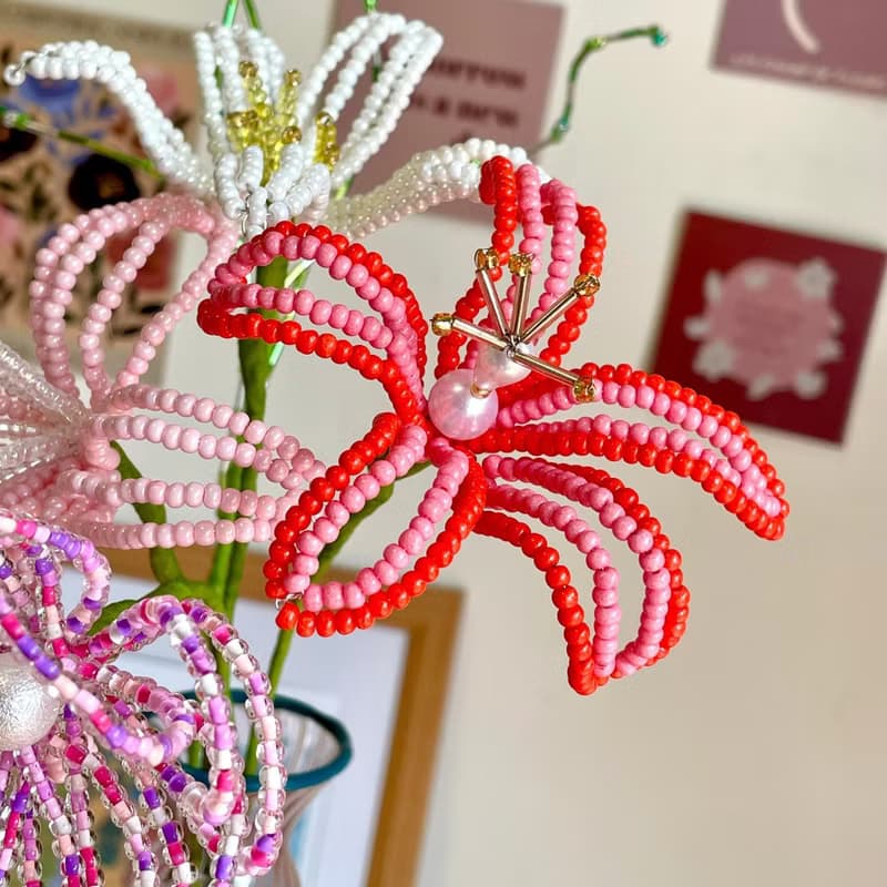 手作串珠花束—波龍