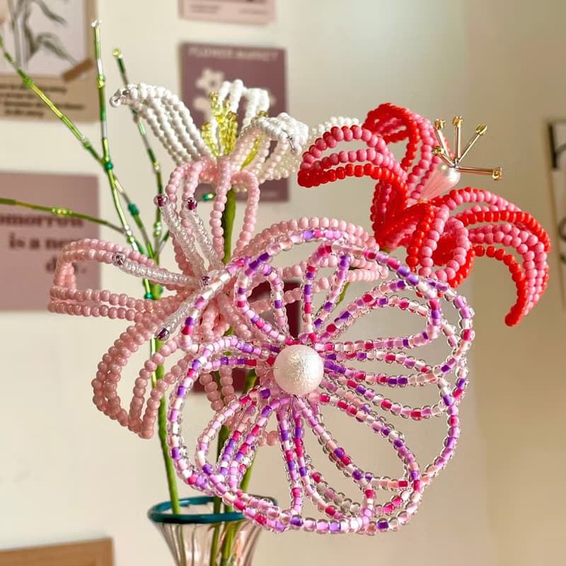 手作串珠花束—波龍