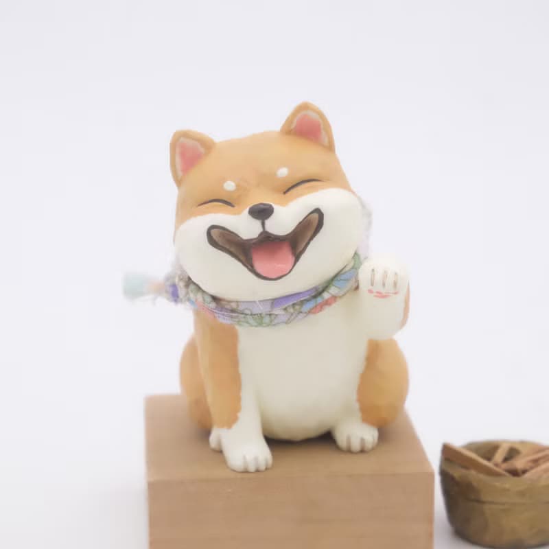柴犬招財 【想寵雕像系列】