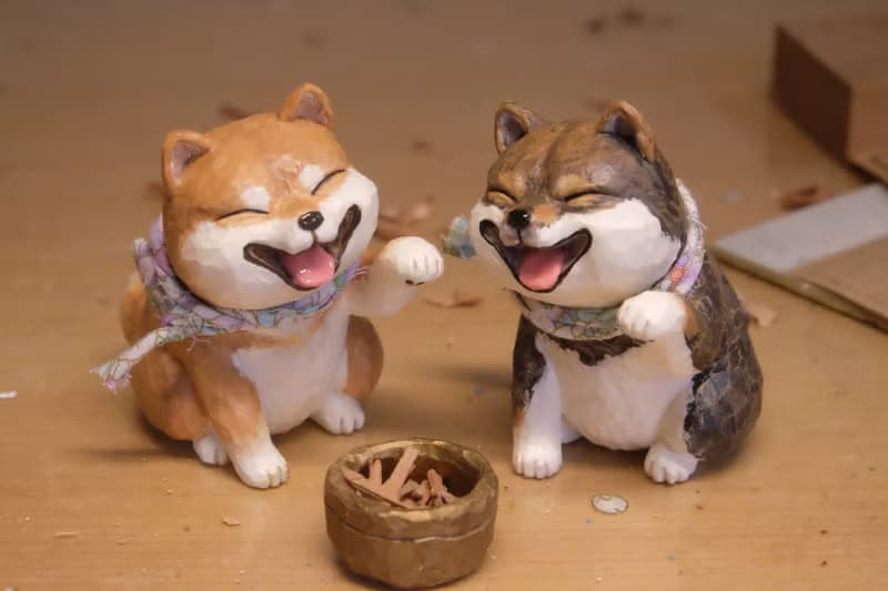 柴犬招財 【想寵雕像系列】