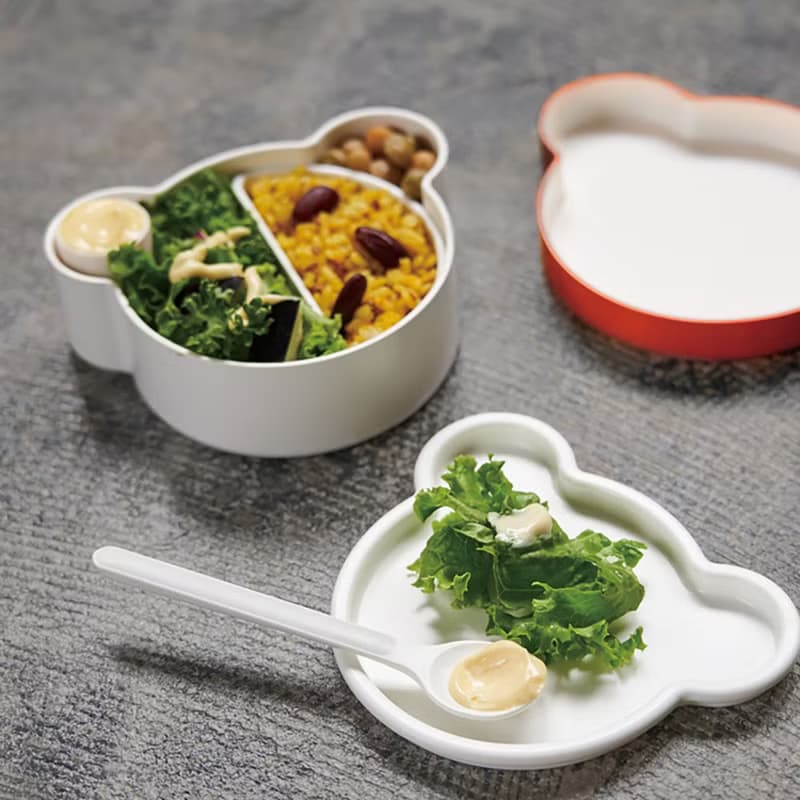 【經典出遊組合】combi x tak 樂可直飲杯(240ml)+小熊餐盒