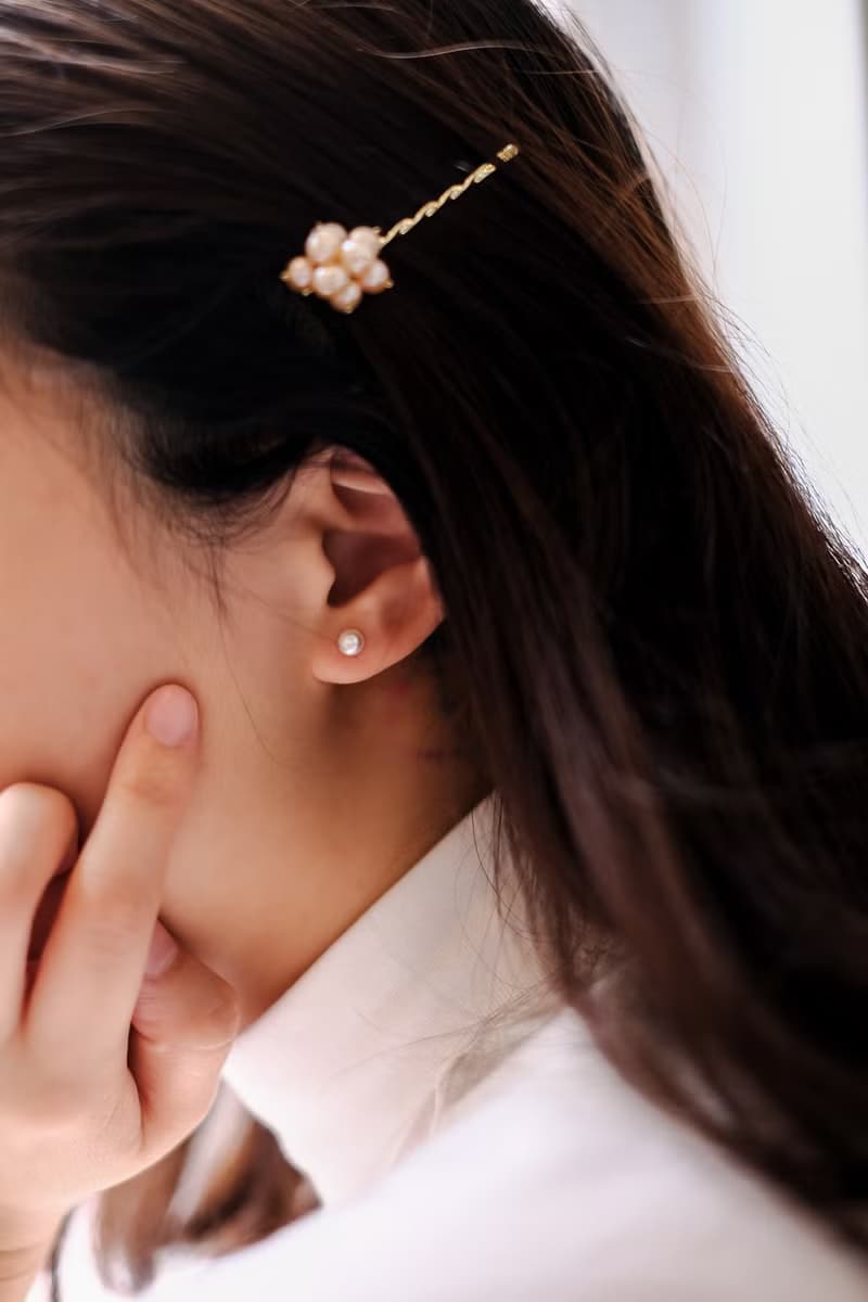 【簡單的】天然淡水珍珠耳釘 全925純銀耳釘/耳夾 大中小 迷你