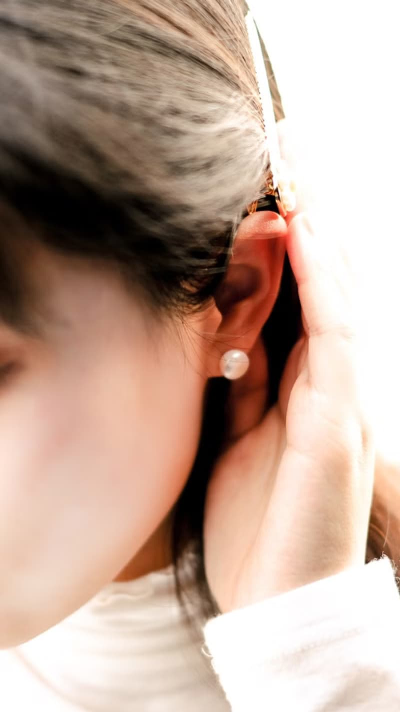 【簡單的】天然淡水珍珠耳釘 全925純銀耳釘/耳夾 大中小 迷你