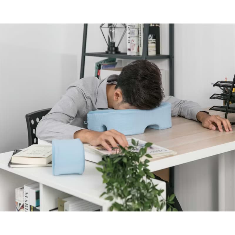 三合一午休趴枕/午睡枕/靠枕/腰枕(2色任選)-辦公枕情人節禮物