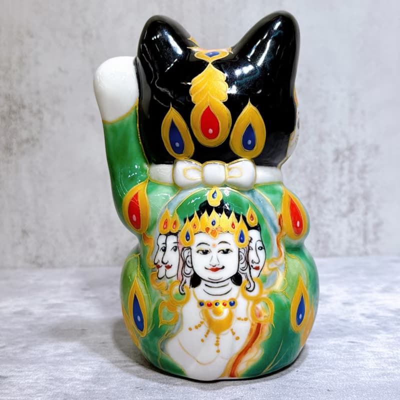 【靈彩福喵】日本清水燒招財貓 | 仫繪 民族貓