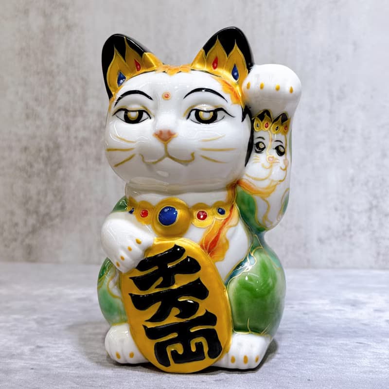 【靈彩福喵】日本清水燒招財貓 | 仫繪 民族貓