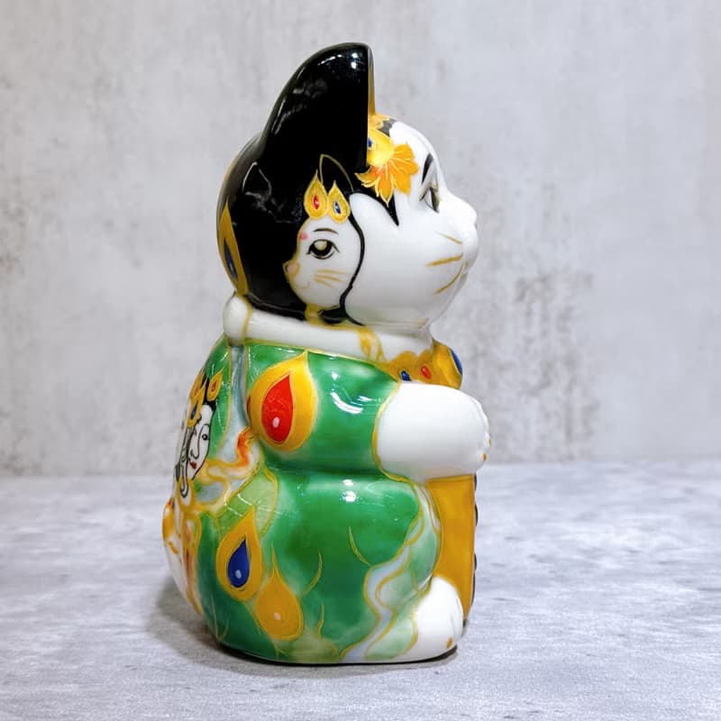 【靈彩福喵】日本清水燒招財貓 | 仫繪 民族貓