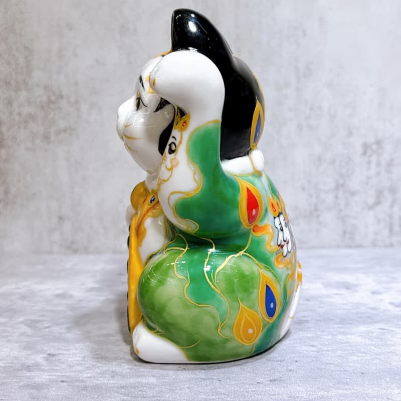 【靈彩福喵】日本清水燒招財貓 | 仫繪 民族貓