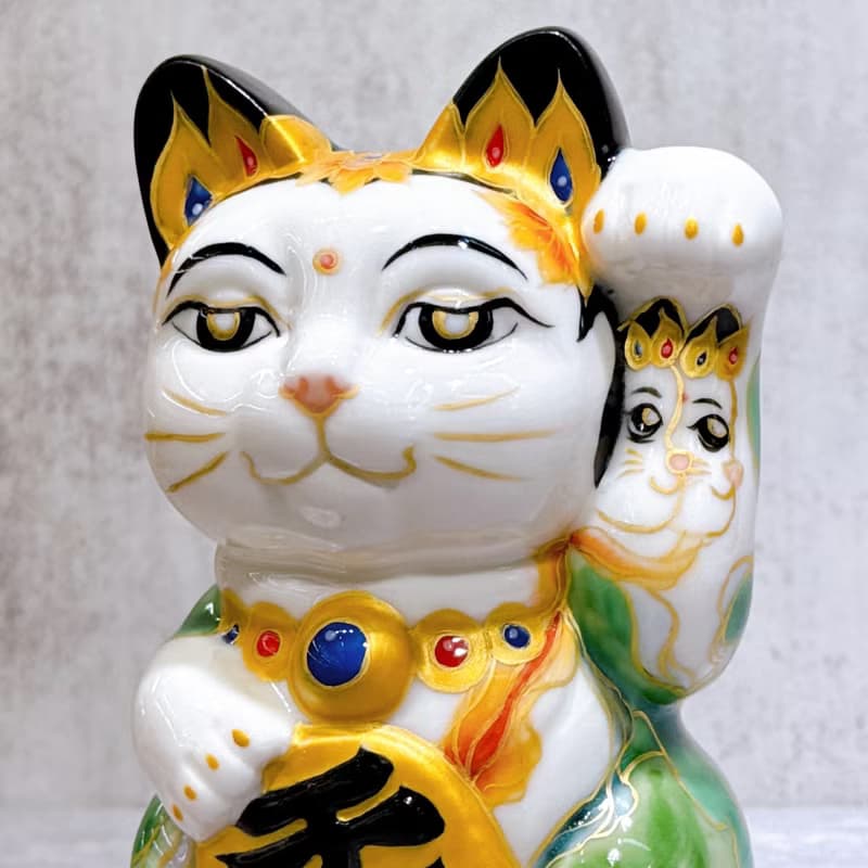 【靈彩福喵】日本清水燒招財貓 | 仫繪 民族貓