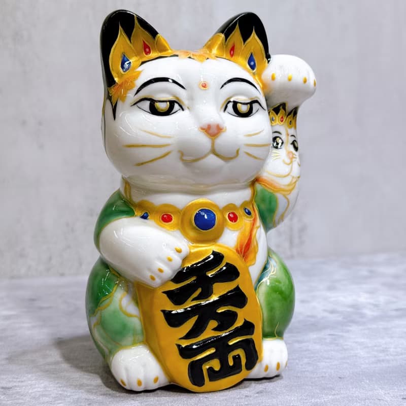 【靈彩福喵】日本清水燒招財貓 | 仫繪 民族貓