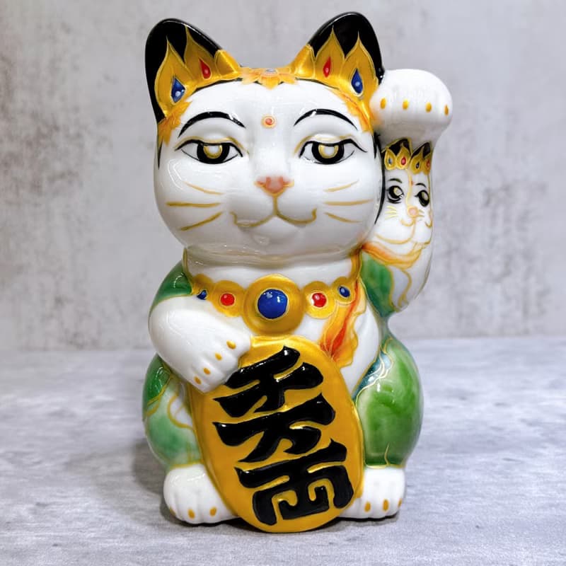 【靈彩福喵】日本清水燒招財貓 | 仫繪 民族貓