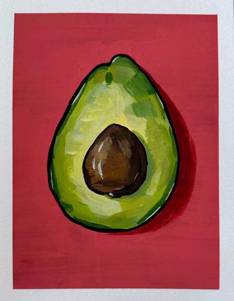 Miniature Oil Painting on Hardboard – Original Landscape Artwork – Small Nature