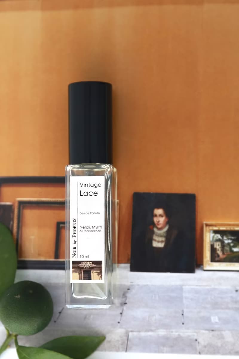 古董蕾絲精油夜香水 橙花 乳香 沒藥