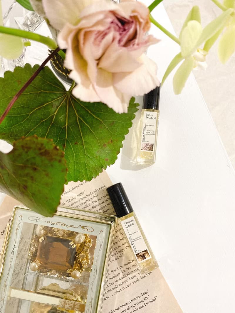 古董蕾絲精油夜香水 橙花 乳香 沒藥