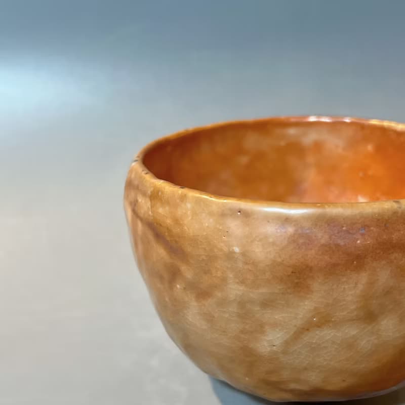 柴燒志野金彩茶碗 / 水方 / 小平凡手作